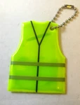 High-visibility Reflective Safety Vest Keyring. Fixed Price $9.99.