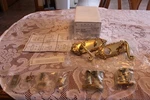 Emtek Hardware Polished Brass Victorian Entry Door Knob 8090 Nib. Fixed Price $259.99.