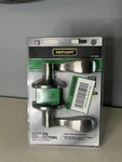 Naples Satin Nickel Hall Closet Passage Door Handle By Defiant Nib New. Fixed Price $19.97.