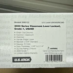 U.s. 3000 Series Classroom Lever Lockset Grade 1 USX3052RIC26D US26D. Fixed Price $60.00.