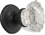 Crystal Antique Replica Surface Mount Single Dummy/french Door Knob Set. Fixed Price $59.99.
