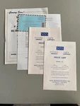 Vtg Soss Invisible Hinges & Lev-r Latches Brochures 1955 Door Cabinet Hardware. Fixed Price $12.99.