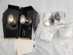 New Grandeur Georgetown Rosette Eden Praire Knob Deadbolt Antique Pewter 823210. Fixed Price $89.95.