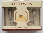 Baldwin Hall/closet Satin Nickel Non Locking Passage Door Handle Wave Lever. Fixed Price $129.99.
