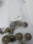 Vintage Dresser Knobs, Antique Bronze Drawer Pull Handles, 1.34...(12 Pk). Fixed Price $17.50.