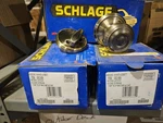 3- Schlage Inside/interior Handleset F359 Geo 609 Antique Brass. Fixed Price $90.00.