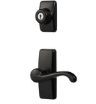 Ideal Security Gl Lever Set With Keyed Deadbolt (black). Fixed Price $54.28.