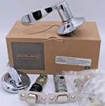 Nib Schlage Inside Handle Set F59 Acc 625 Lh, Bright Chrome. Fixed Price $32.00.