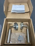Emtek 5059HECUS15LH Dummy Door Lever Set, Brass Modern, Satin Nickel. Fixed Price $133.99.
