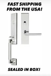 Inox Mortise Entry Handleset Stockholm Satin Stainless Steel NY107TD-32D-RH. Fixed Price $69.99.