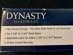 Dynasty Hardware Locking Doorknob-satin Nickel-heritage Lever-privacy-brand New. Fixed Price $8.00.