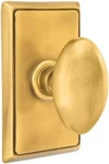 Elegant French Antique Privacy With Rectangular Rosette And Egg Knob. Fixed Price $217.99.