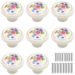 Antique Ceramic Drawer Knobs, 8 Pack Vintage Flower Round Cabinet And.... Fixed Price $25.04.
