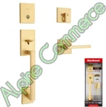 *1-SET* Kwikset San Clemente Hs Halifax Single Cylinder Satin Brass 98180-031. Fixed Price $144.99.