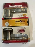 Kwikset Signature Series Smartkey Tustin Entry Lever Satin Nickel 97402-540 New. Fixed Price $25.88.