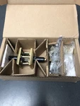 Baldwin ENFEDTSR044 Keyed Entry Door Lever, Square Rose, Satin Brass. Fixed Price $122.99.