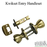 Kwikset Entry Door Knob With Lock Handleset Non Handed. Fixed Price $17.95.