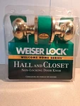 Nos Vintage Weiser Hall Closet Non-locking Door Knob. Fixed Price $29.99.