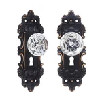 Vintage Dummy Door Interior 2 Pack Crystal Glass Knobs Antique Oil .... Fixed Price $37.26.