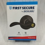 First Secure By Schlage Keyed Entry Presley Lever Aged Bronze Brand New Sealed. Fixed Price $28.00.
