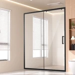 Vevor Semi-frameless Shower Door 57.7-59 X 70 In Tempered Glass 1/4 Matte. Fixed Price $389.99.