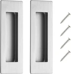 Joy Decor 2 Pack Pocket Door Handles Sliding Closet Pulls, 5.9" Flush Barn. Fixed Price $14.35.