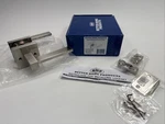 Better Home San Francisco Passage Lever Reversible Satin Nickel 90115SN. Fixed Price $14.39.