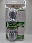 Atlas Home Security Passage Hall & Closet Non Locking Interior Door Knob / New. Fixed Price $10.44.
