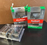 Kwikset Singapore Square Satin Nickel Hall & Closet Door Handle 3 Pack. Fixed Price $32.99.