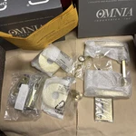 Made In Italy ! Omnia 890/00BF PA1 US3 Passage Latchset Lever Polished Brass. Fixed Price $69.75.
