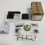 Kwikset 973HFLSQT-514 Halifax Lever Non-turning Dummy Interior Pack Matte Black. Fixed Price $26.99.