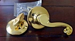 Kwikset 966LL Lh 3BBPKG Lido Interior Pack Door Lever Polished Brass New. Fixed Price $10.75.