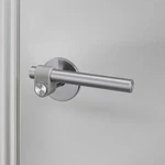 Buster + Punch Door Lever Handle Set Passage Cast Latch Steel New. Fixed Price $488.99.