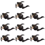 Gobrico Oil Rubbed Bronze Privacy Door Lock 10 Pack - Drop Lever. Fixed Price $179.99.