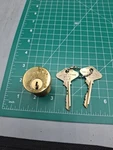 Vintage 1/8" Yale Lock Cylinder Unique Keys Old Antique Solid Brass Collector. Fixed Price $29.69.