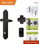 Lever Alloy Steel Matte Black Modern Out-swinging Doors Lock Handle. Fixed Price $85.98.