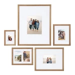 Kate And Laurel Gallery Transitional Frame Set, Of 5, Rustic Brown, Sophisti. Fixed Price $126.99.