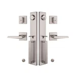 Newbang Brushed Nickel Double Door Handle Set,(keyed Dummy SET),MDHST2016.... Fixed Price $168.77.