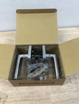 Kwikset 730MILSQT-26D Milan Privacy Lever With Square Rose Satin Chrome. Fixed Price $29.87.