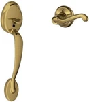Schlage Plymouth Entry Door Handle With Left Handed Flair FE285 Lh. Fixed Price $40.00.
