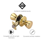 Design House Tulip Closet Door Knob In Polished Brass/silver. Fixed Price $32.64.