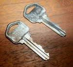 Defiant Door Key Coded 43135, 2X Pair Original, Works With Kwikset Locks. Fixed Price $10.00.