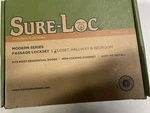 Sure-loc CT101 Cortina Passage Door Lever Set Flat Black. Fixed Price $25.00.