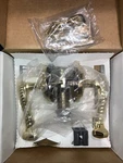 Emtek 8101 Passage Rope Lever With Rosette Right Hand Polished Brass US3. Fixed Price $99.99.