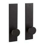 Moceri Solid Brass Dummy Entrance Door Plate - Knob Backset Matte Black. Fixed Price $244.00.