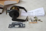 Uscan Grade 2 Cylindrical Passage Lever 613 Oil Rubbed Bronze Orbit Knob. Fixed Price $21.99.