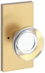 Baldwin Pv.ccy.cfr Contemporary Crystal Privacy Door Knob Set - Brass. Fixed Price $182.70.