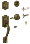 Schlage F60 609 Acc Rh Camelot Handleset Antique Brass Right Deadbolt. Fixed Price $65.13.