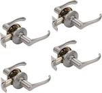 Vail Satin Nickel Lever Passage Set - 4 Pack Contractor Special Deal. Fixed Price $103.99.