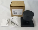 = Sure-loc Hardware BG100-SQ Fbl Bergen Square Dummy Knob Flat Black. Fixed Price $14.39.